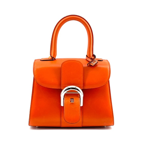 Delvaux Brillant MM Mandarine Handbag - Picture 3 of 12